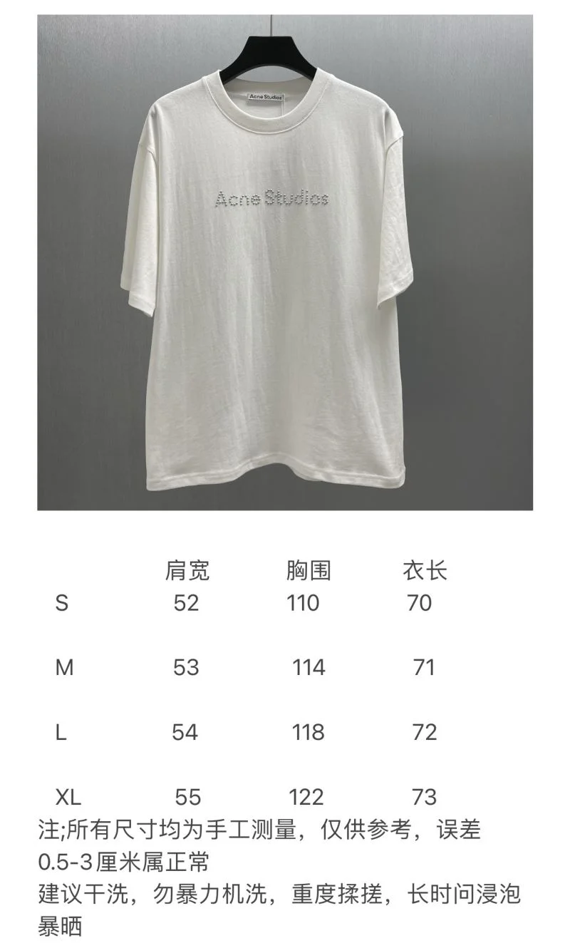 Acne T-Shirts Modern 163893