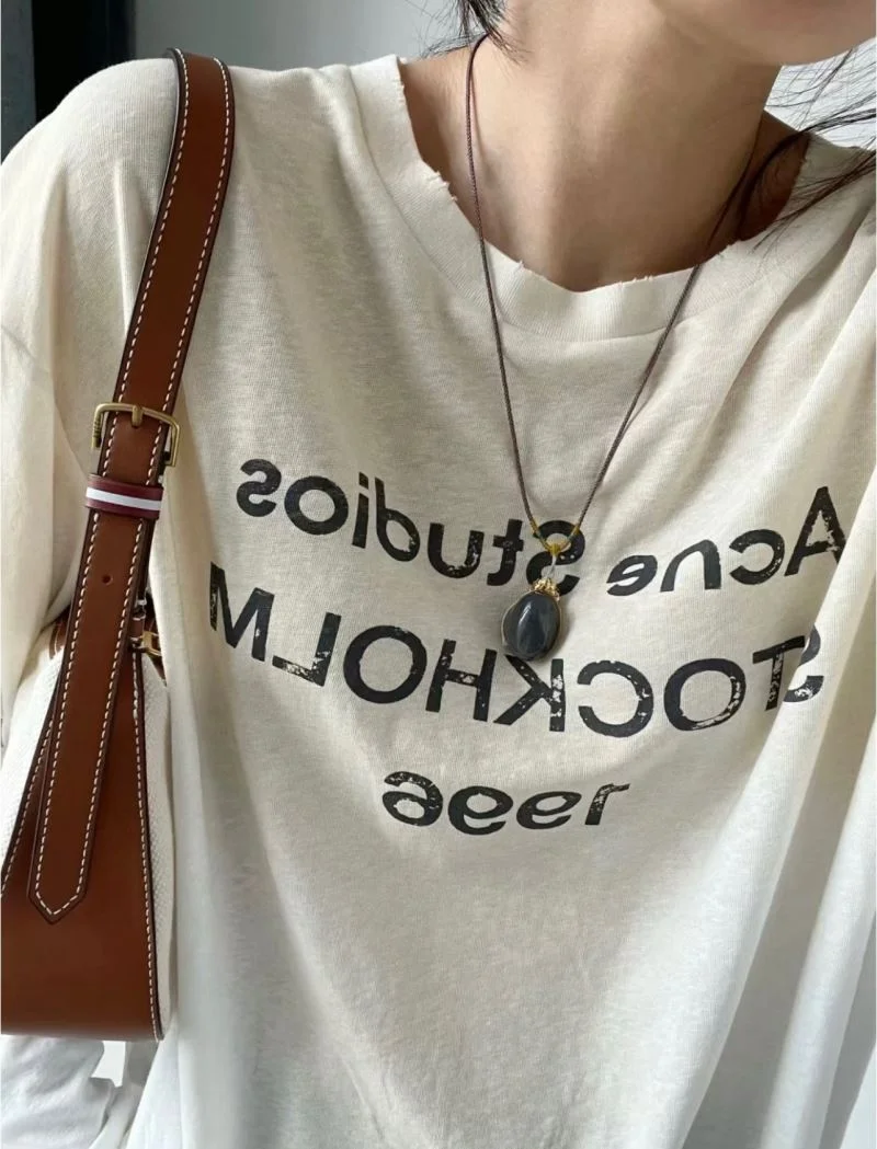 Acne T-Shirts Sporty 163924