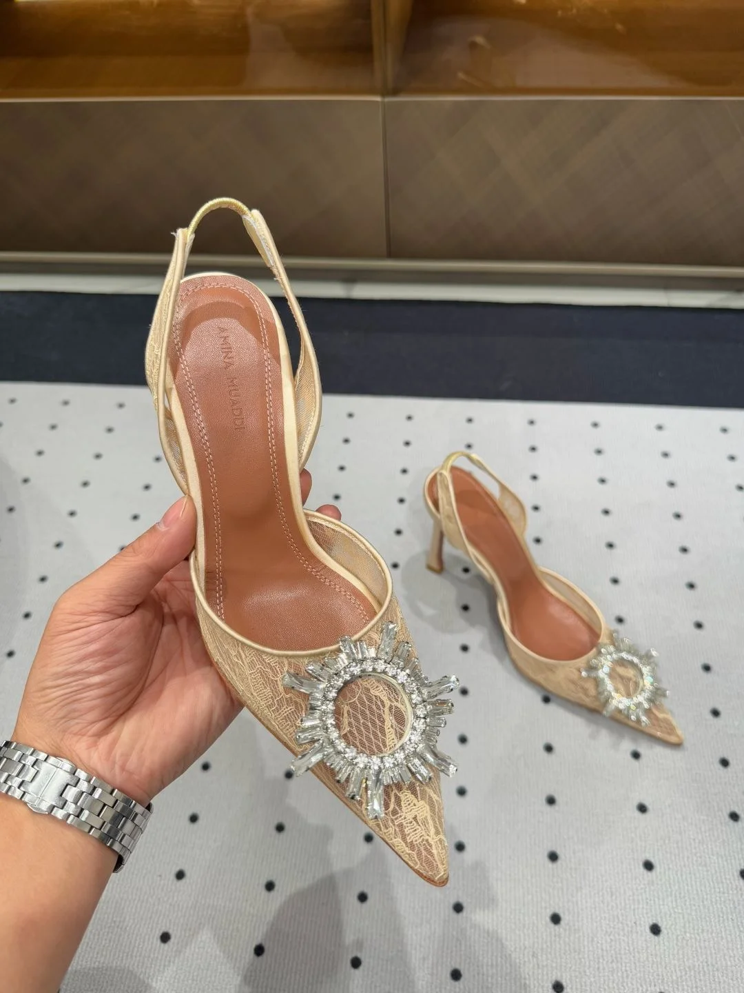 Amina Muaddi Sandals Sustainable 8449