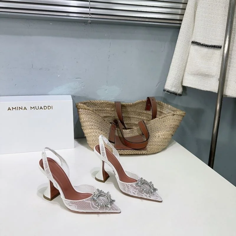 WaterResistant Amina Muaddi Sandals 13136