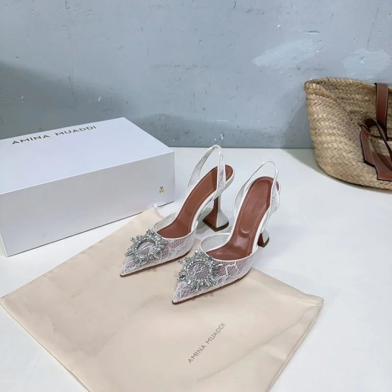 WaterResistant Amina Muaddi Sandals 13136