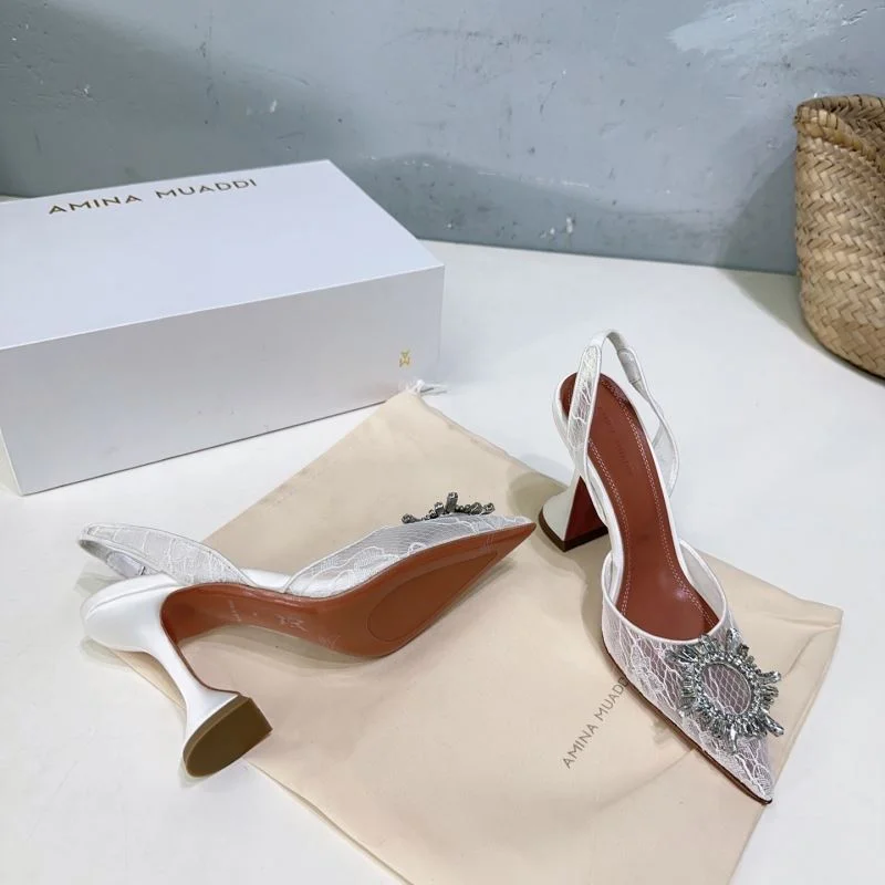 WaterResistant Amina Muaddi Sandals 13136