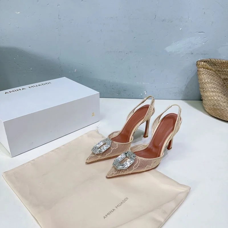 Tailored Amina Muaddi Sandals 13132
