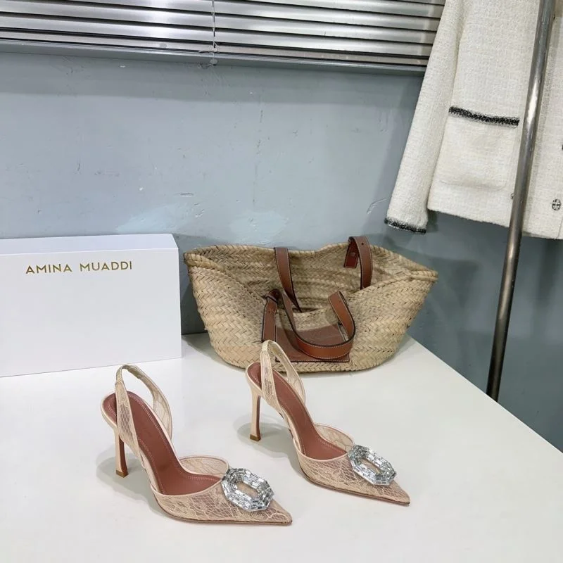 Tailored Amina Muaddi Sandals 13132