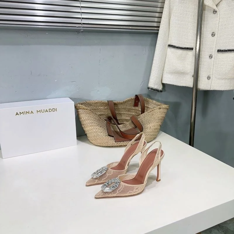 Tailored Amina Muaddi Sandals 13132