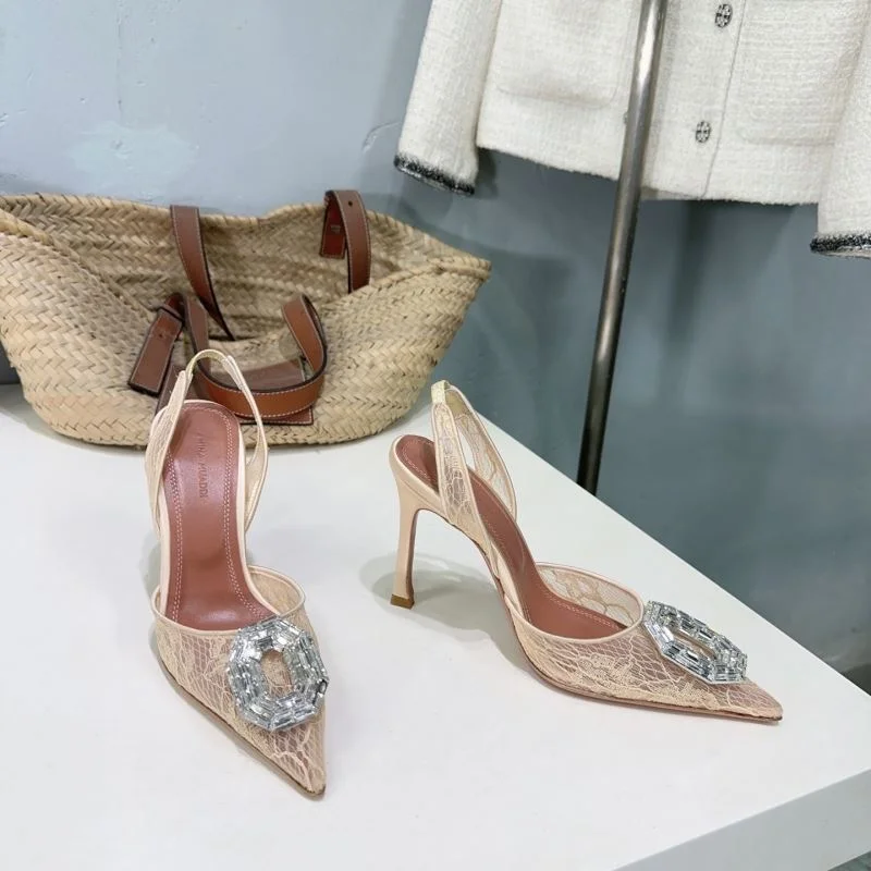 Tailored Amina Muaddi Sandals 13132