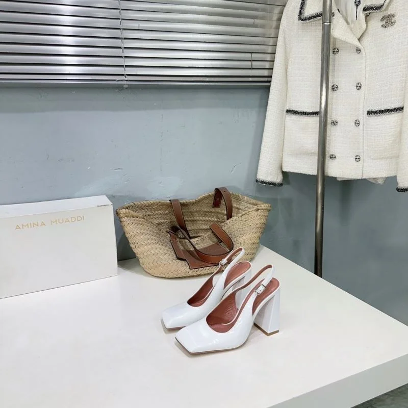 WeatherProof Amina Muaddi Sandals 13115