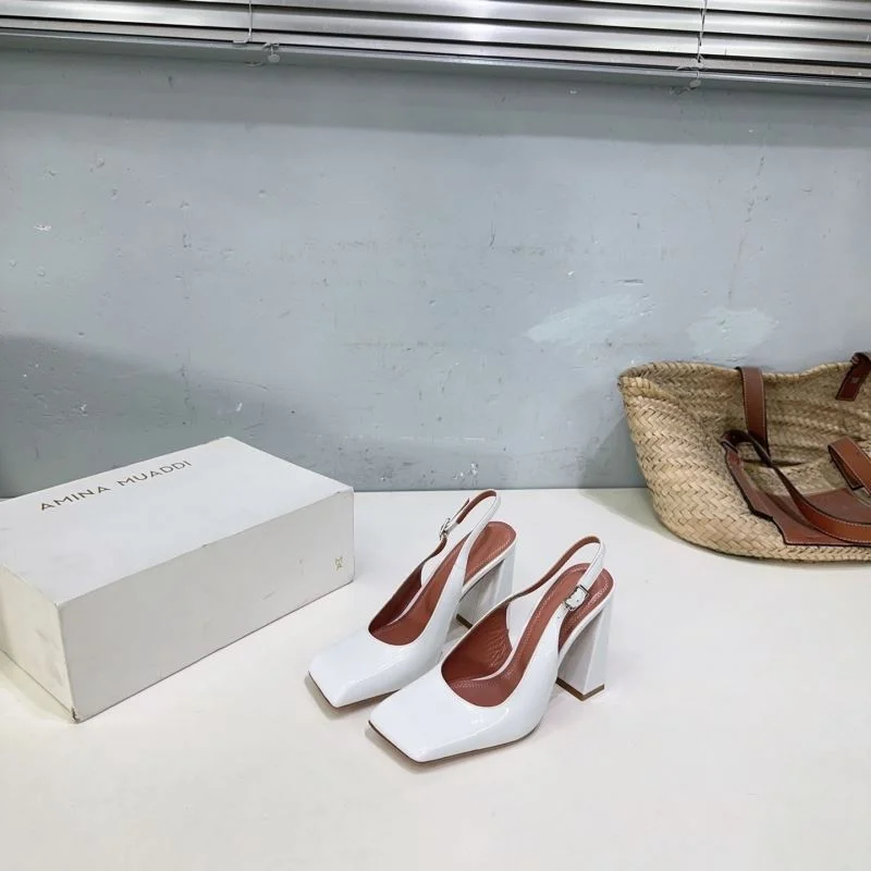 WeatherProof Amina Muaddi Sandals 13115
