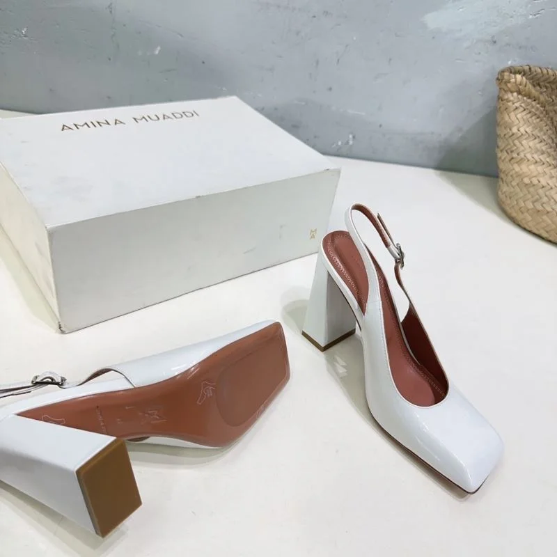 WeatherProof Amina Muaddi Sandals 13115