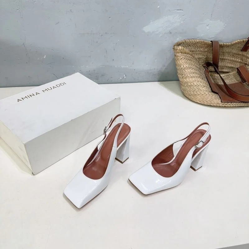 WeatherProof Amina Muaddi Sandals 13115