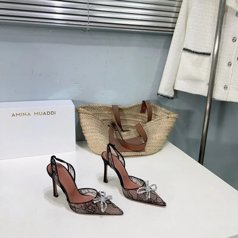 OdorResistant Amina Muaddi Sandals 13120