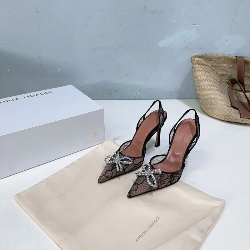 OdorResistant Amina Muaddi Sandals 13120