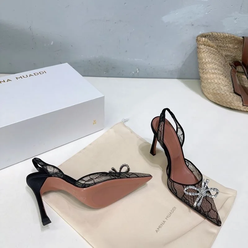 OdorResistant Amina Muaddi Sandals 13120