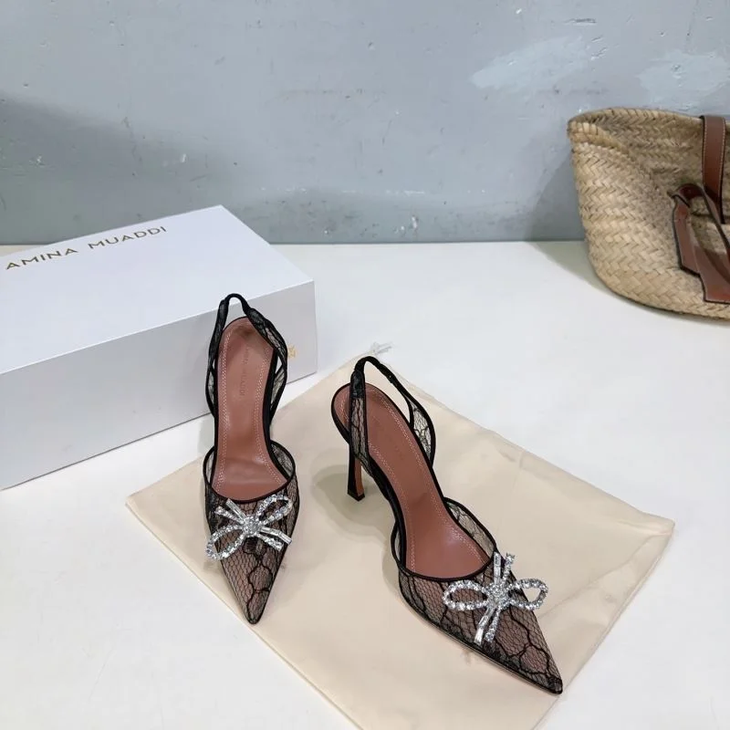 OdorResistant Amina Muaddi Sandals 13120