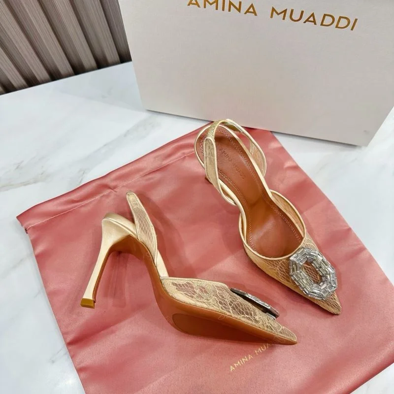 Amina Muaddi Sandals Vibrant 13102