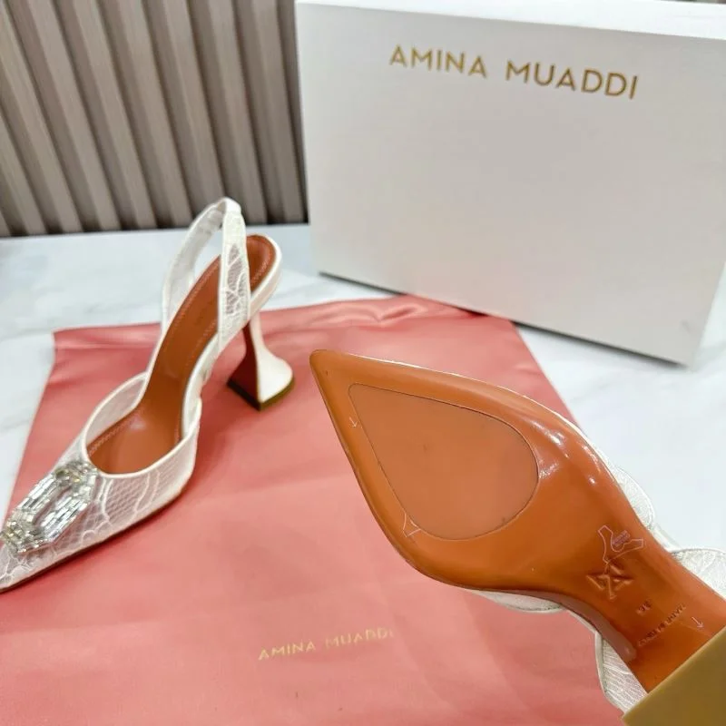 Breathable Amina Muaddi Sandals 13097