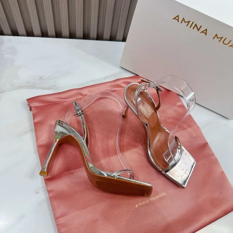 Amina Muaddi Sandals SmoothTexture 13090