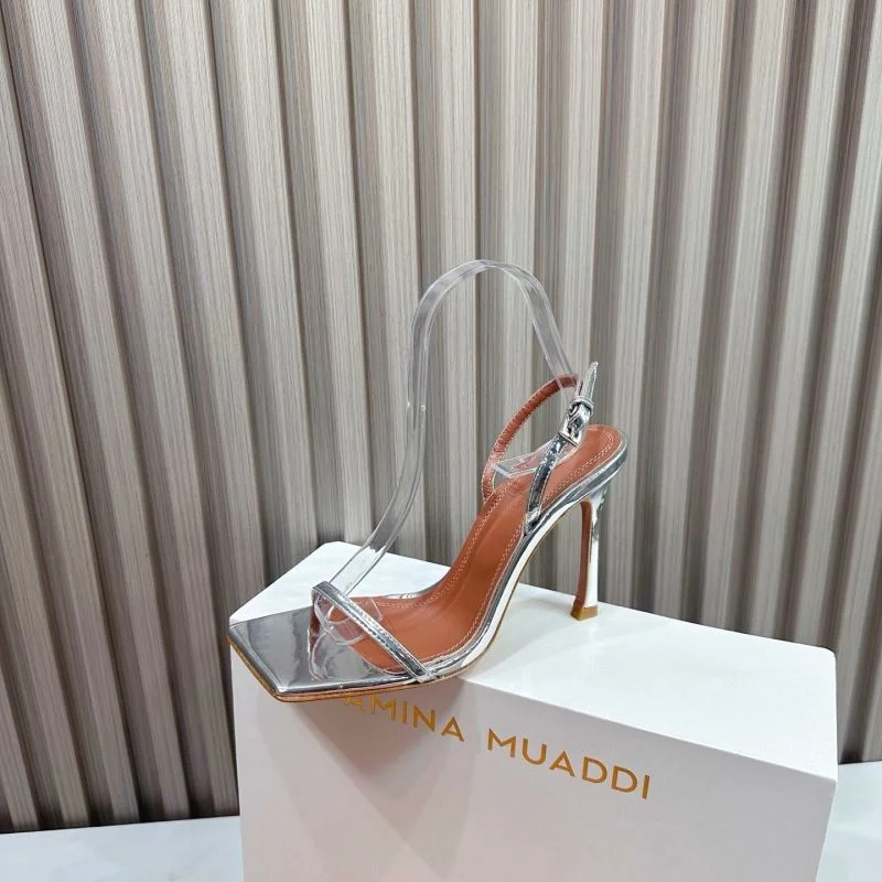 Amina Muaddi Sandals SmoothTexture 13090