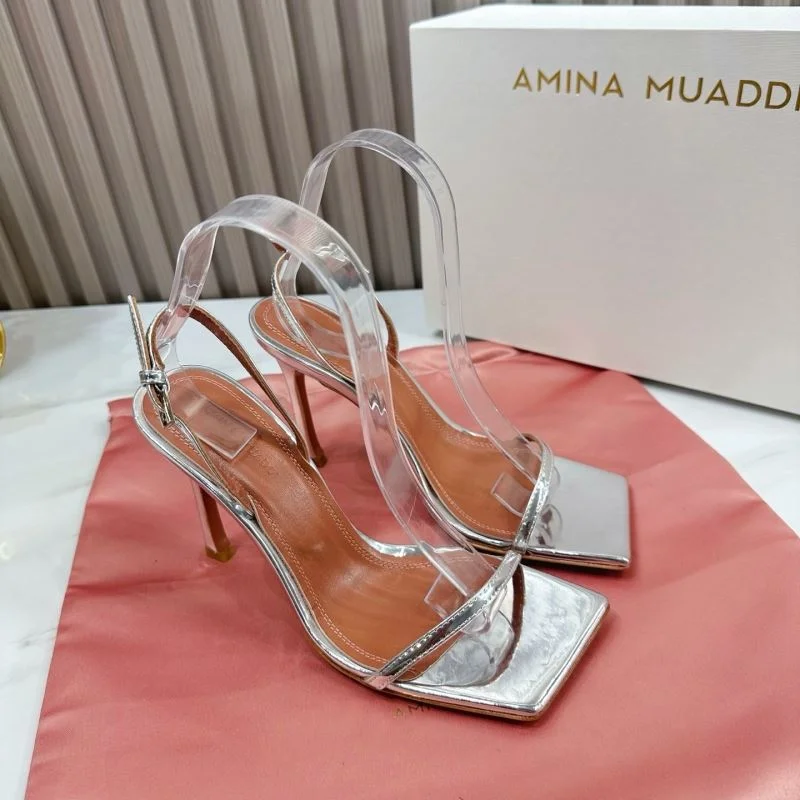Amina Muaddi Sandals SmoothTexture 13090