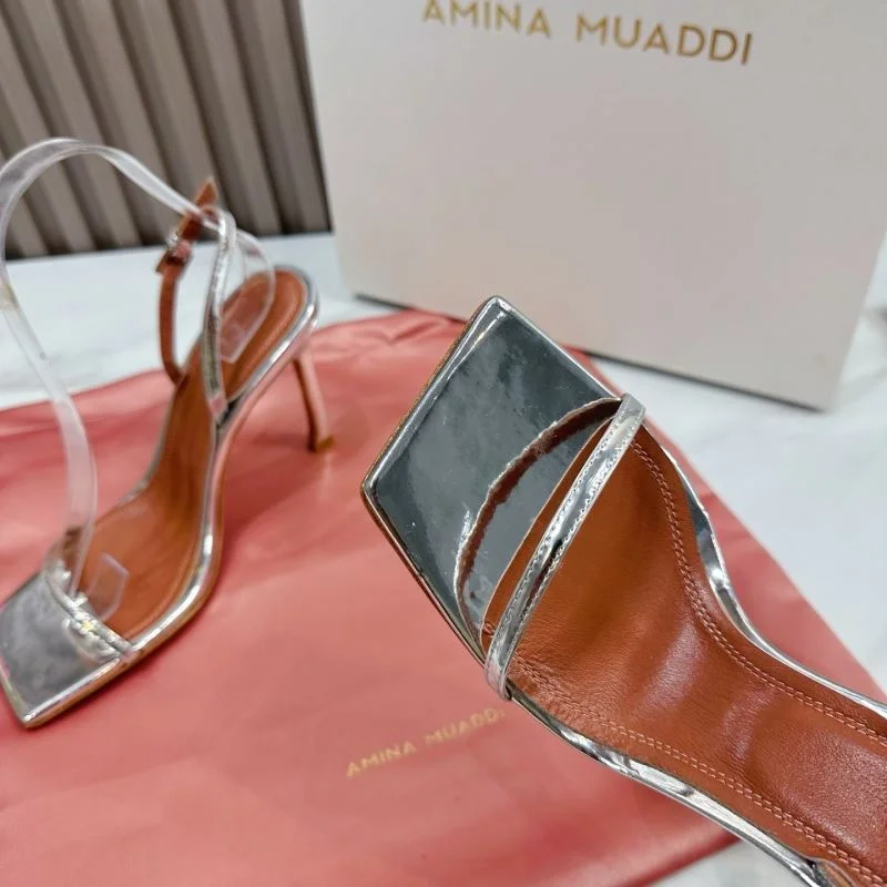 Amina Muaddi Sandals SmoothTexture 13090