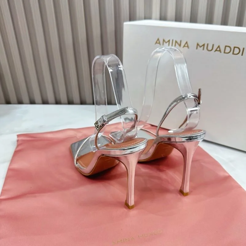 Amina Muaddi Sandals SmoothTexture 13090