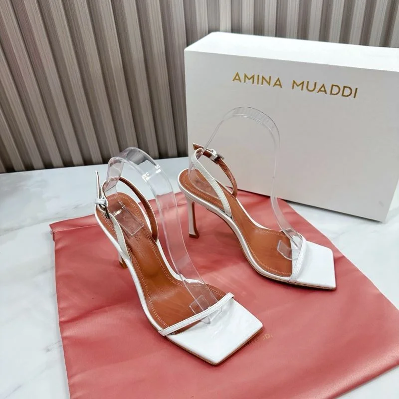 Sustainable Amina Muaddi Sandals 13085