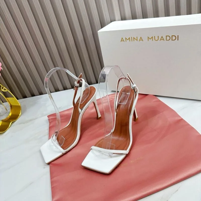 Sustainable Amina Muaddi Sandals 13085