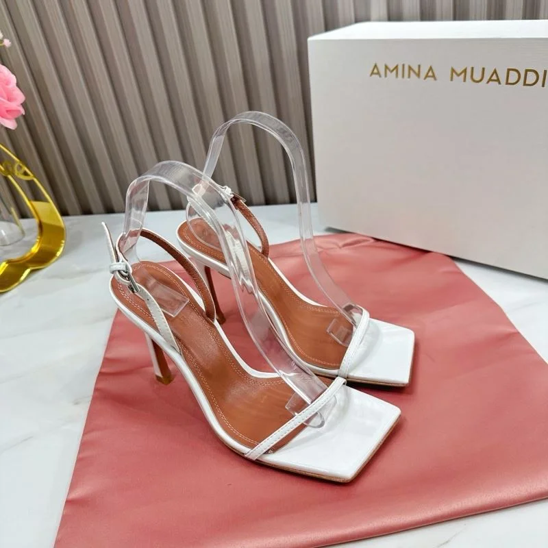 Sustainable Amina Muaddi Sandals 13085