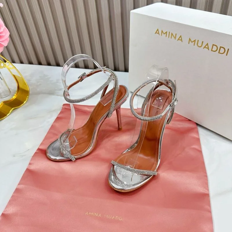 Practical Amina Muaddi Sandals 13086
