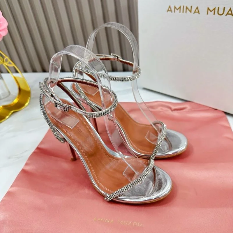 Practical Amina Muaddi Sandals 13086
