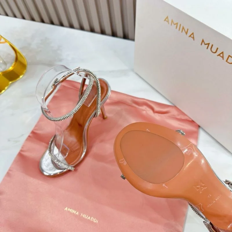 Practical Amina Muaddi Sandals 13086