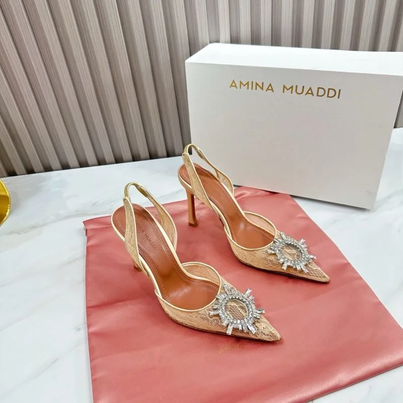 ZipUp Amina Muaddi Sandals 13089