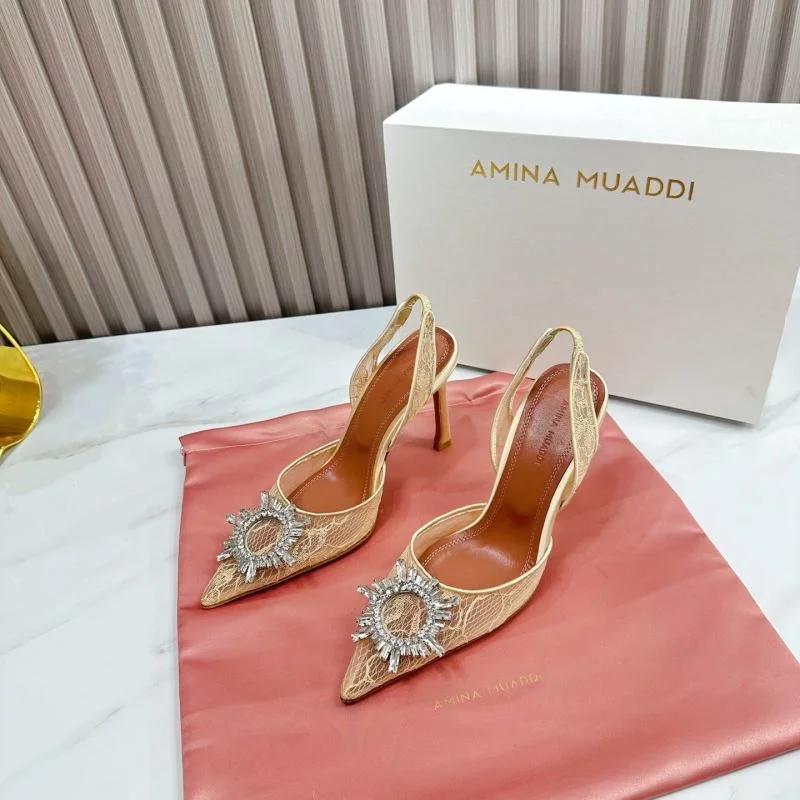 ZipUp Amina Muaddi Sandals 13089