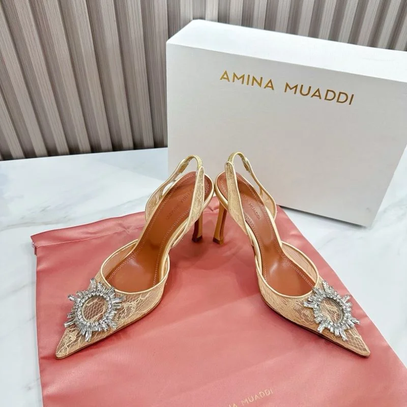ZipUp Amina Muaddi Sandals 13089