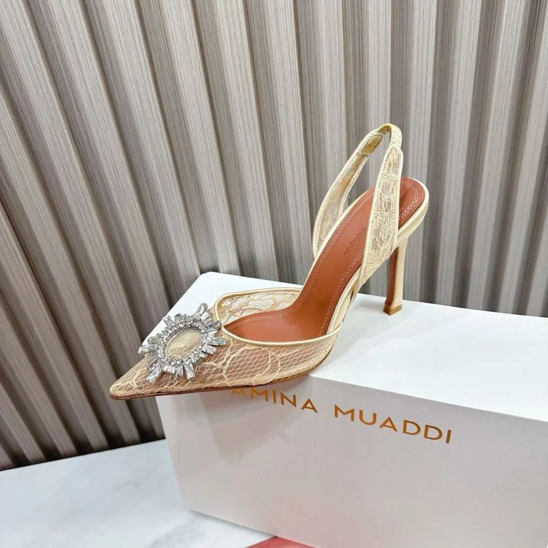ZipUp Amina Muaddi Sandals 13089