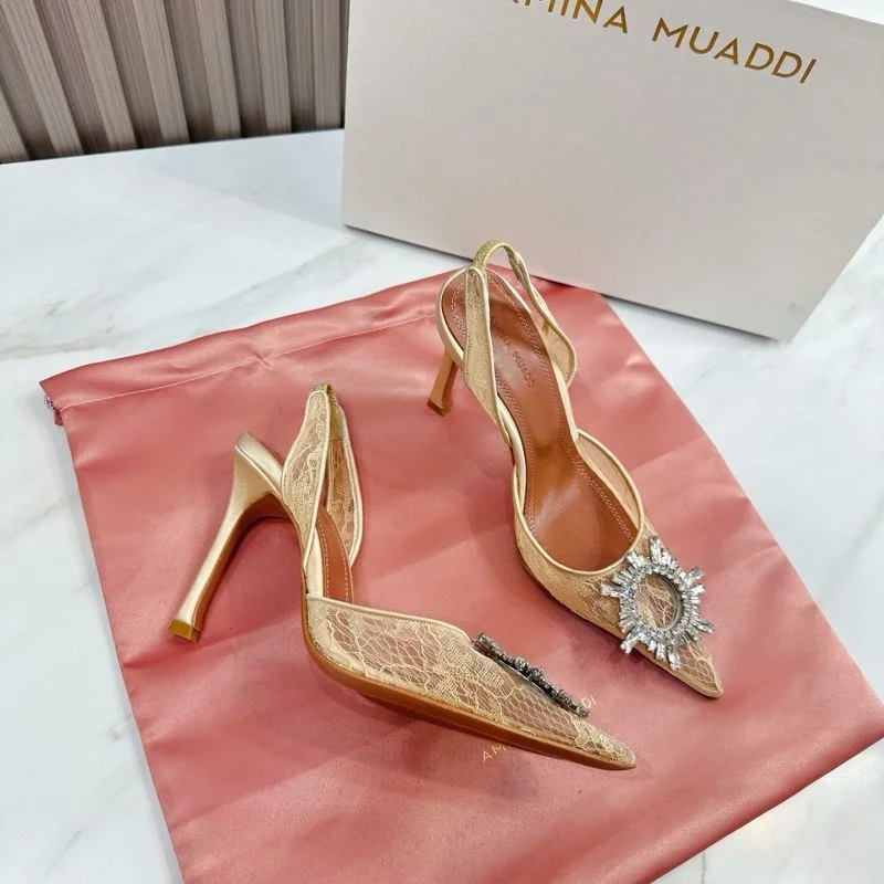 ZipUp Amina Muaddi Sandals 13089