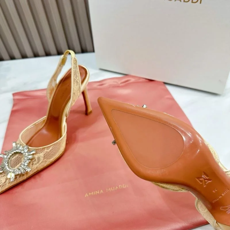 ZipUp Amina Muaddi Sandals 13089