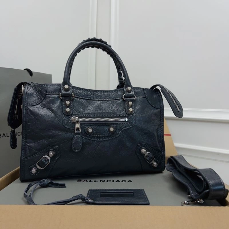 Popular Balenciaga   Gold City S D.Pink - Cracked Lambskin Handbag 78362