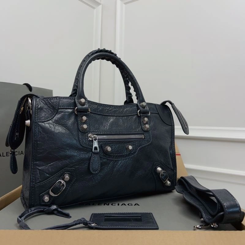 Popular Balenciaga   Gold City S D.Pink - Cracked Lambskin Handbag 78362