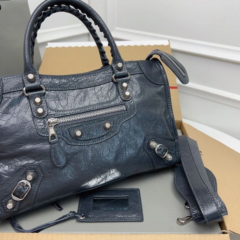 Popular Balenciaga   Gold City S D.Pink - Cracked Lambskin Handbag 78362