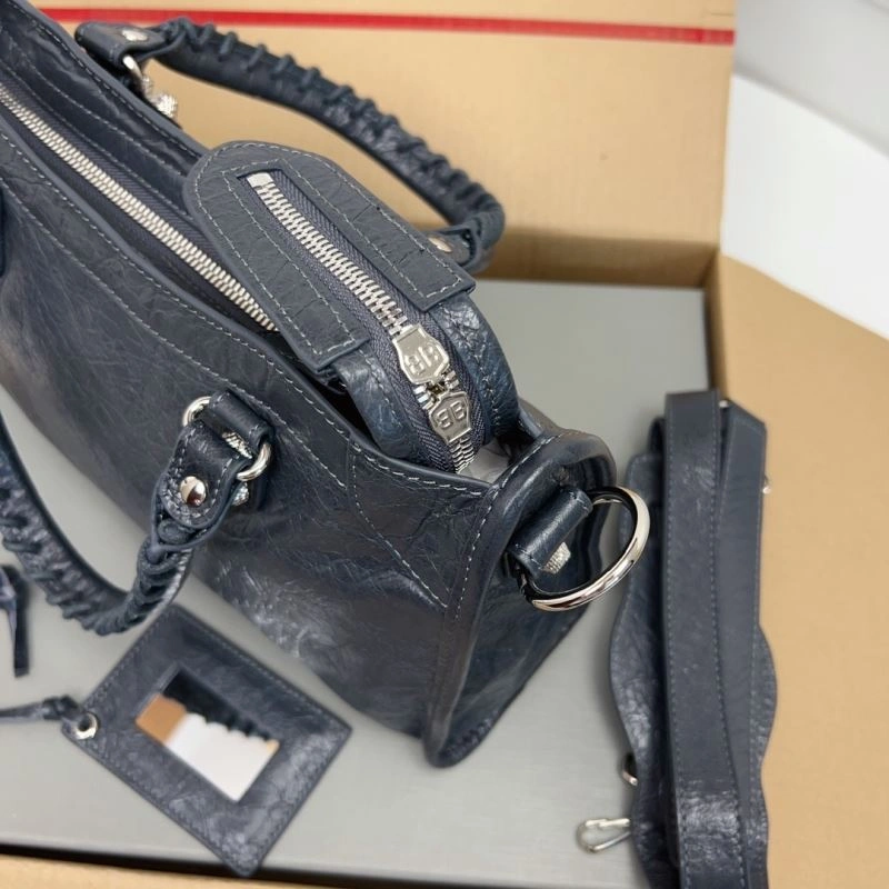 Popular Balenciaga   Gold City S D.Pink - Cracked Lambskin Handbag 78362