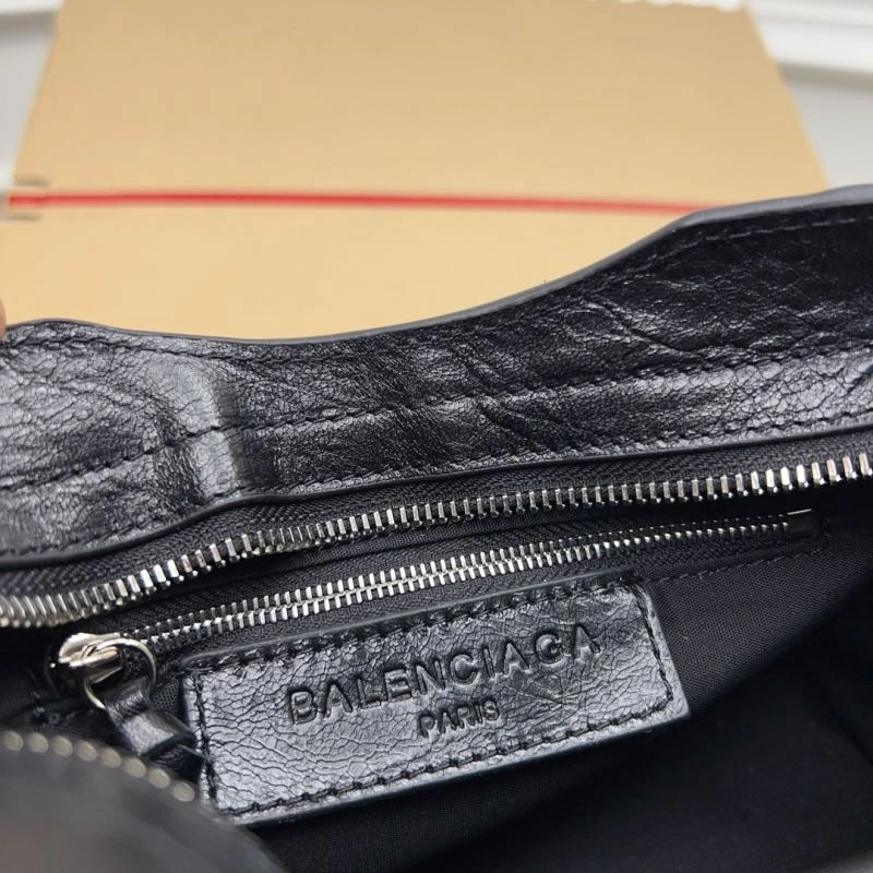 Balenciaga   Gold Mini City Cracked Lambskin Crossbody Bag TechFriendly 78337