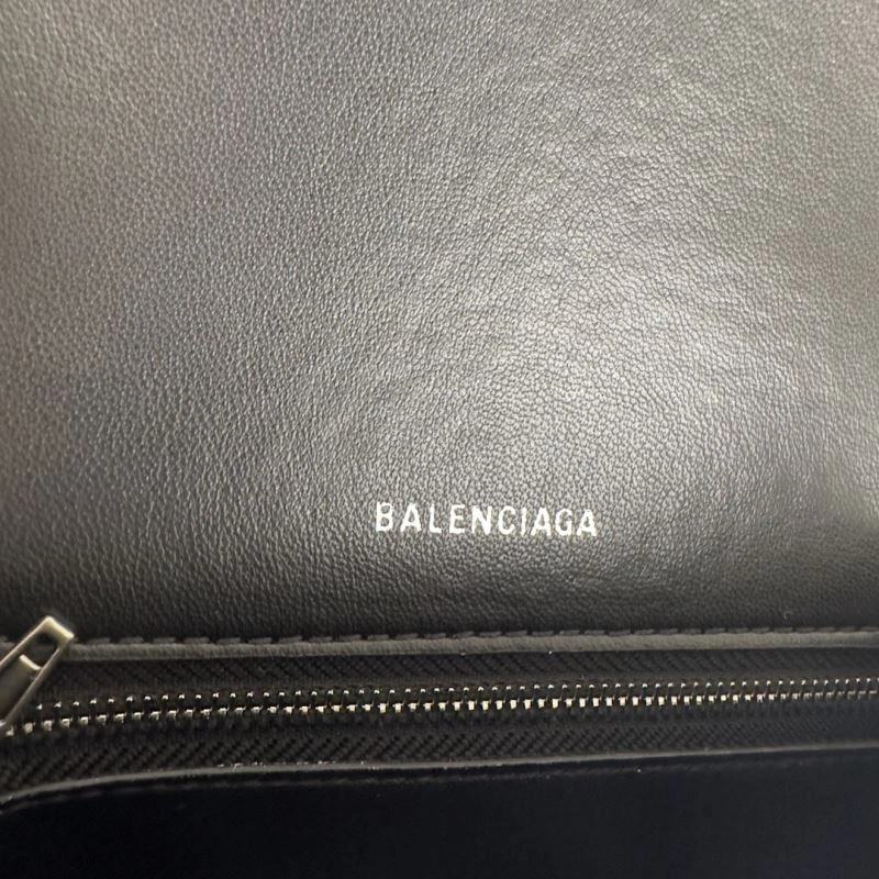 Classic Balenciaga 2023 Balenciaga Hourglass Crocodile-Patterned Bag -  S 78628