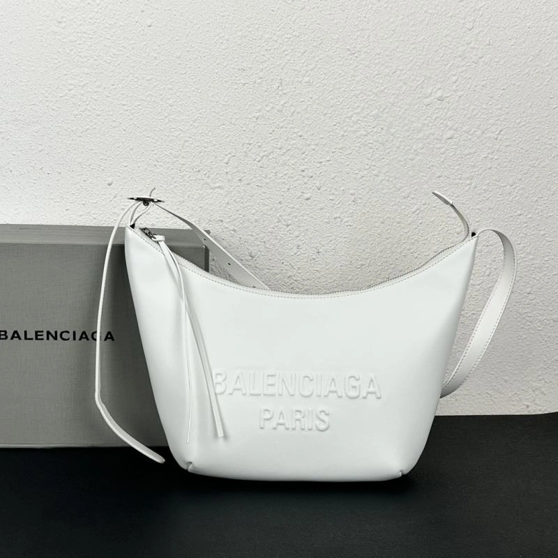 Premium Balenciaga 2023 Calfskin Adjustable Underarm Bag - Model 78590