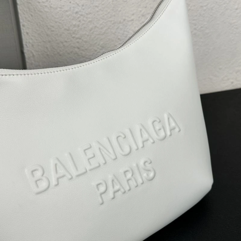 Premium Balenciaga 2023 Calfskin Adjustable Underarm Bag - Model 78590