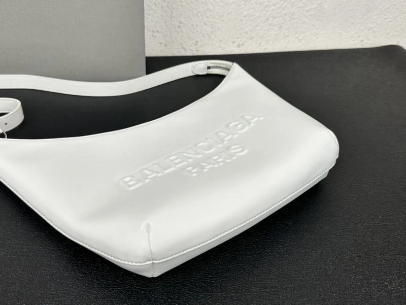 Premium Balenciaga 2023 Calfskin Adjustable Underarm Bag - Model 78590
