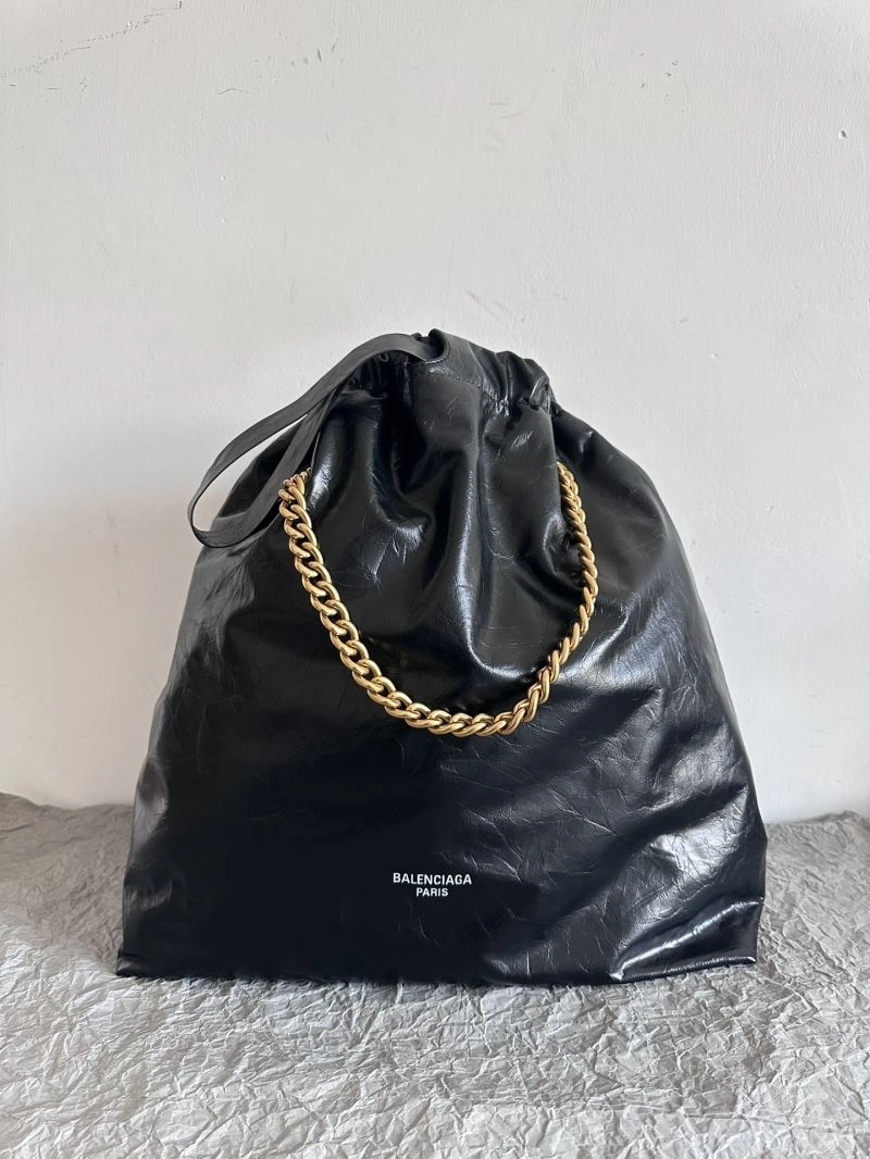 Balenciaga 2023 Crush Therbage Large Tote Bag in Calfskin GoAnywhere 72685