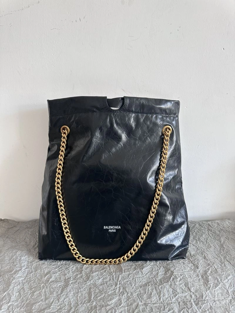 Balenciaga 2023 Crush Therbage Large Tote Bag in Calfskin GoAnywhere 72685