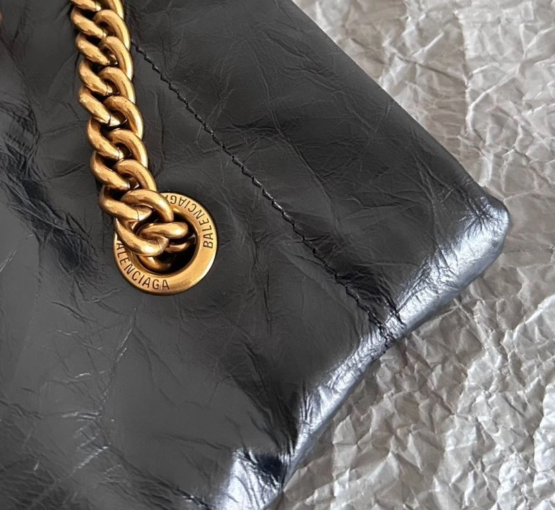 Balenciaga 2023 Crush Therbage Large Tote Bag in Calfskin GoAnywhere 72685