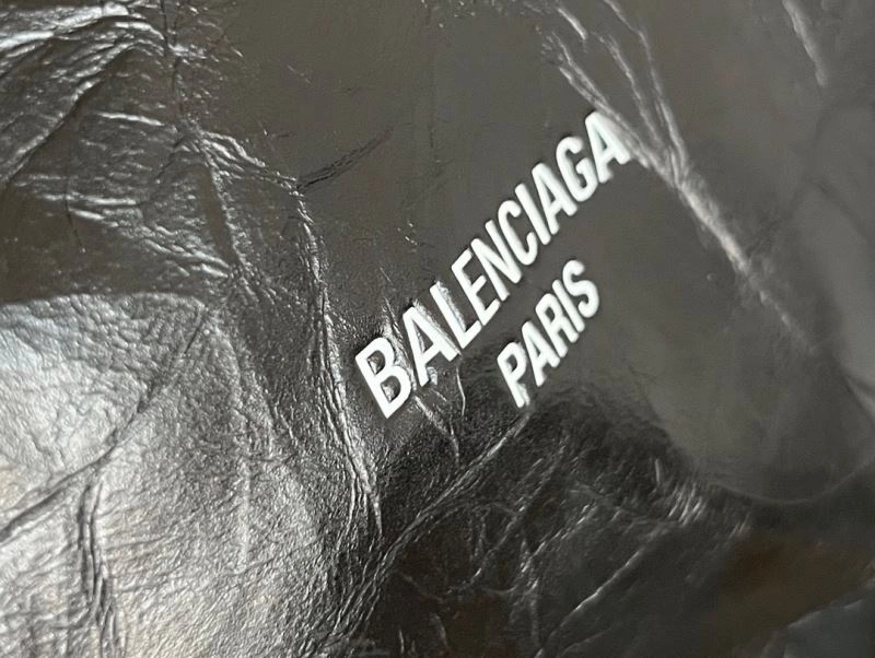 Balenciaga 2023 Crush Therbage Large Tote Bag in Calfskin GoAnywhere 72685